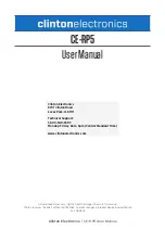 Preview for 13 page of Clinton Electronics CE-RP5 User Manual