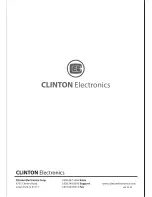 Предварительный просмотр 34 страницы Clinton Electronics CE-T909 User Manual