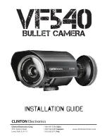 Preview for 1 page of Clinton Electronics CE-VF540 Installation Manual