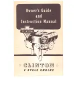 Clinton 350 Series Owner'S Manual And Instruction Manual preview