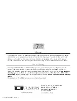 Preview for 4 page of Clinton 6190 Assembly Instructions