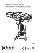 Preview for 1 page of Clion 09 609 Instruction Manual