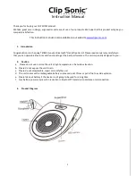 Preview for 2 page of Clip Sonic TEC585 Instruction Manual