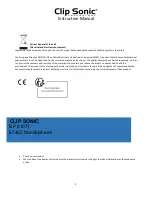 Preview for 6 page of Clip Sonic TEC585 Instruction Manual