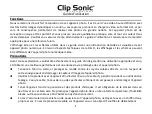 Preview for 2 page of Clip Sonic X97PC User Manual