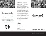 Preview for 2 page of Clipper Allrecipes 50255-2881-BLK Warranty, Use & Care Manuallines