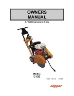 Предварительный просмотр 1 страницы Clipper C13E Owner'S Manual