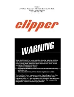 Предварительный просмотр 22 страницы Clipper C13E Owner'S Manual