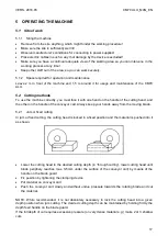 Предварительный просмотр 17 страницы Clipper CM70 ALU Operating Instructions Manual