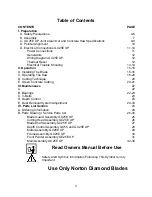 Preview for 3 page of Clipper GC25E UP Owner'S Manual