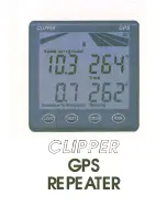 Clipper GPS Repeater Owner'S Manual preview