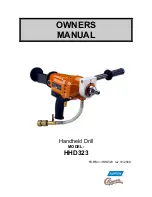 Preview for 1 page of Clipper HHD323 Owner'S Manual