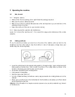 Предварительный просмотр 15 страницы Clipper Jumbo 1000 P13 Operating Instructions Manual