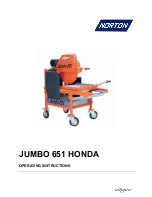 Clipper NORTON JUMBO 651 HONDA Operating Instructions Manual предпросмотр