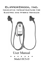 ClipperCreek HCS-D Series User Manual preview