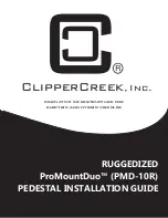 ClipperCreek ProMountDuo PMD-10R Installation Manual preview