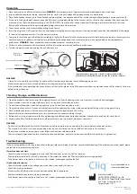 Preview for 2 page of Cliq VC-701 Manual