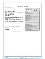 Preview for 4 page of CLIVET 2.160 Installation And Use Manual