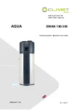 Preview for 1 page of CLIVET AQUA SWAN 190 Installation And Operating Manual