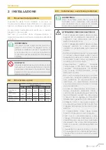 Preview for 9 page of CLIVET Ceiling & Floor-SL 2 IF2 53M Series Manual For Installation, Use And Maintenance