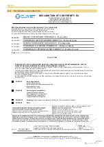 Preview for 37 page of CLIVET Ceiling & Floor-SL 2 IF2 53M Series Manual For Installation, Use And Maintenance