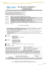 Preview for 39 page of CLIVET Ceiling & Floor-SL 2 IF2 53M Series Manual For Installation, Use And Maintenance