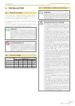 Preview for 49 page of CLIVET Ceiling & Floor-SL 2 IF2 53M Series Manual For Installation, Use And Maintenance