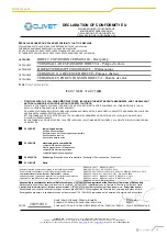 Preview for 79 page of CLIVET Ceiling & Floor-SL 2 IF2 53M Series Manual For Installation, Use And Maintenance