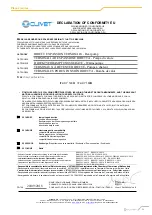 Preview for 119 page of CLIVET Ceiling & Floor-SL 2 IF2 53M Series Manual For Installation, Use And Maintenance