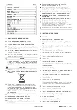 Preview for 7 page of CLIVET CN-XMi D112 Installation And Owner'S Manual