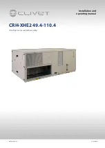 CLIVET CRH-XHE2 100.4 Installation And Operating Manual preview