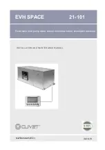 CLIVET EVH Space 101 Installation And Maintenance Manual preview