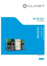 CLIVET WDH-iK4 Manual preview