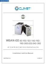 CLIVET WSAN-EE 82 Installation And Use Manual preview