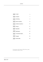 Preview for 3 page of CLIVET WSAN-XIN 21 Installation, Use And Maintenance Manual