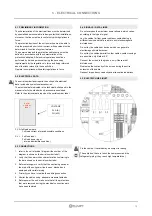 Preview for 13 page of CLIVET WSH 100D Installation, Use And Maintenance Manual