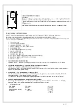 Preview for 21 page of CLIVET WSHN-EE 101 Installation And Use Manual