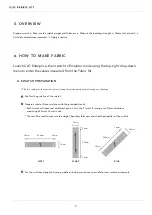 Preview for 10 page of CLO FABRIC KIT Manual