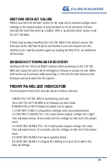 Preview for 19 page of Clockaudio CDT100 MK3 Manual