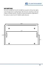 Preview for 25 page of Clockaudio CDT100 MK3 Manual