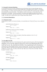 Preview for 32 page of Clockaudio CDT100 MK3 Manual