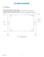 Предварительный просмотр 7 страницы Clockaudio CDT100 User Manual