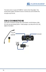 Предварительный просмотр 10 страницы Clockaudio CUI-2 Manual