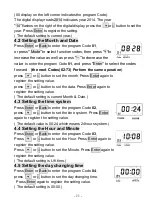 Preview for 11 page of Clocking Systems ANALOGUE Instruction Manual