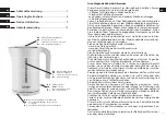 Preview for 2 page of Cloer 4110 Operating Instructions Manual