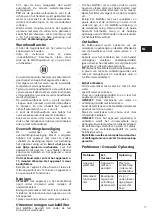 Предварительный просмотр 17 страницы Cloer 4459 Operating Instructions Manual