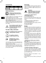 Предварительный просмотр 8 страницы Cloer Cloer-171 Instruction Manual