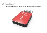 Предварительный просмотр 1 страницы ClonerAlliance Flint 4KP Plus User Manual