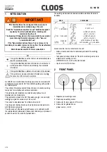 Preview for 4 page of Cloos GL 302 Operating Instructions Manual