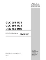 Cloos GLC 353 MC3 Operating Instructions Manual preview